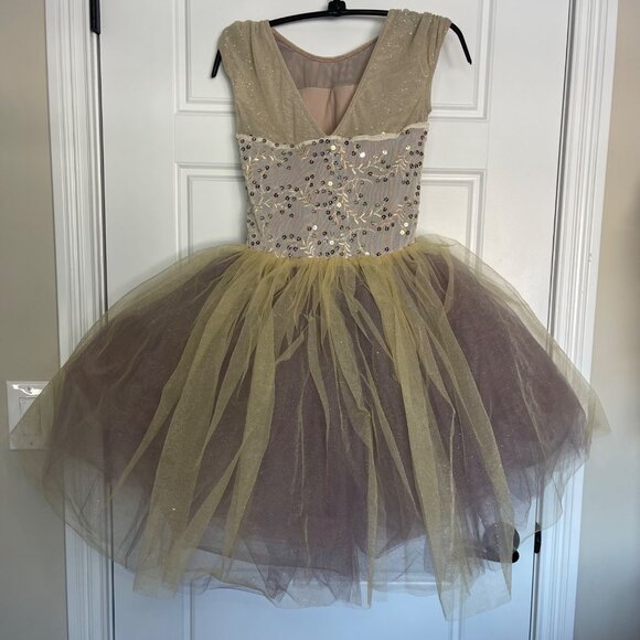 Weissman Dance Costume 12413 Girls Size LC(14) Time After Time French Mauve Tutu - Picture 4 of 16